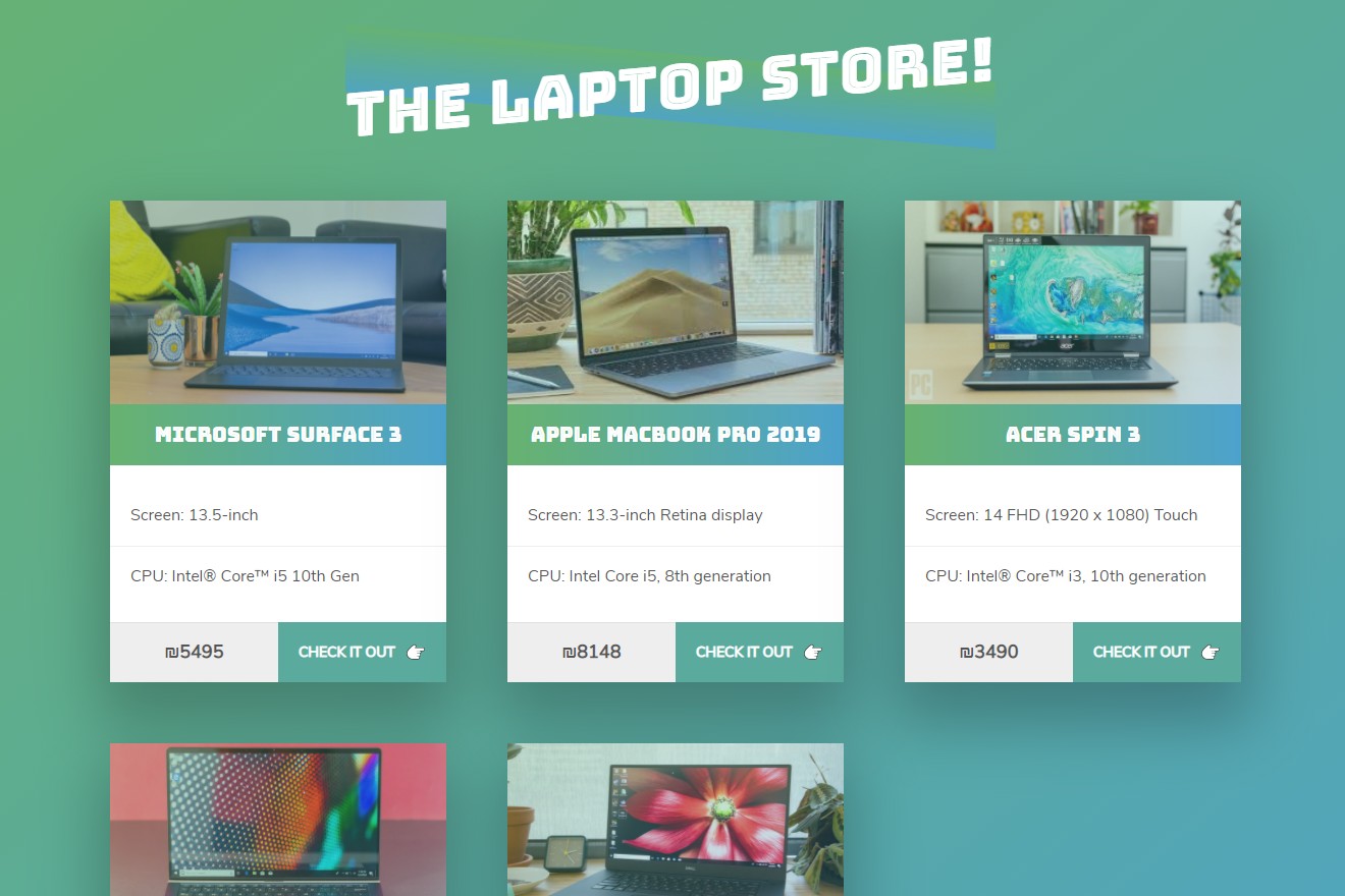 Laptop Store | Nikita Blay